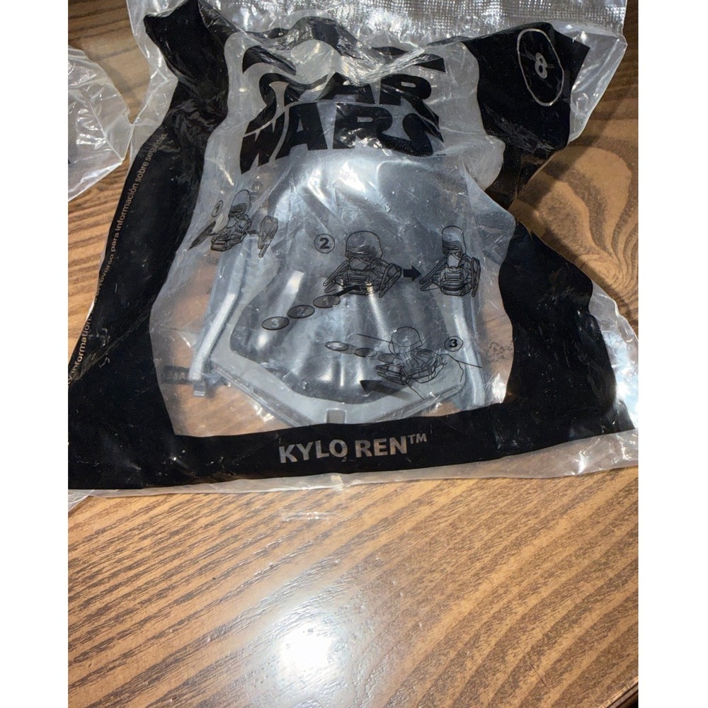 McDonalds Star Wars First Order Stormtrooper Kylo Ren Happy Meal Toys Lot‎ - Picture 3 of 3